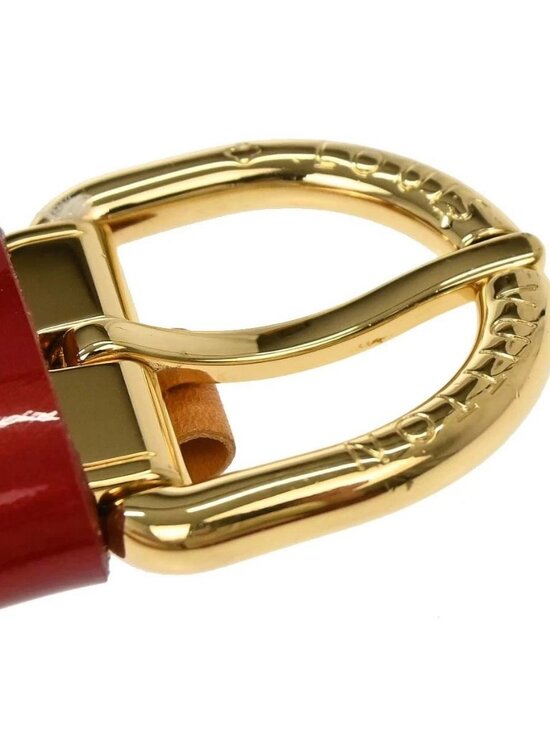 Louis Vuitton Monogram Vernis Red Ceinture Belt M6980U CA3089 #90/36 178026 main image 6